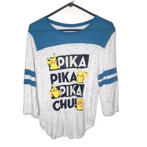 Pokemon Pikachu Burnout Tee Size Large